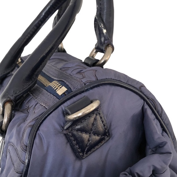 Y2K early 2k all over print Juicy Couture drawstring sporty shoulder bag purse - Picture 5 of 9